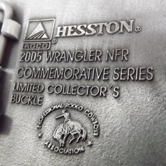 NFR 2005 Hesston Commemorative Belt Buckle - Picture 7 of 9